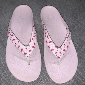 Crocs flip flops sz 11